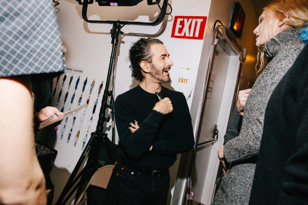 Backstage at Marc Jacobs Spring 2026 Ready-to-Wear Collection