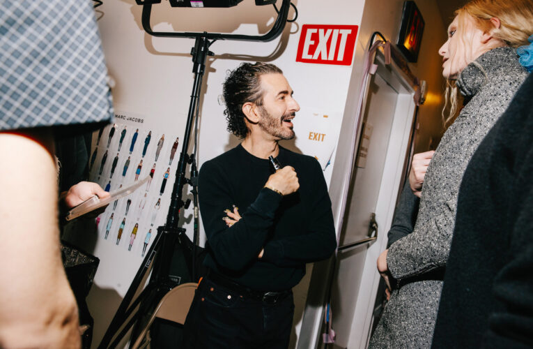 Backstage at Marc Jacobs Spring 2026 Ready-to-Wear Collection